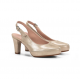 Zapatos Tacón Mujer Dorking Blesa D5833 Dorado