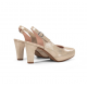 Zapatos Tacón Mujer Dorking Blesa D5833 Dorado