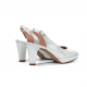 Zapatos Tacón Mujer Dorking Blesa D6604 Plata