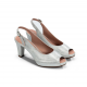 Zapatos Tacón Mujer Dorking Blesa D6604 Plata