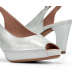 Zapatos Tacón Mujer Dorking Blesa D6604 Plata