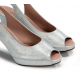 Zapatos Tacón Mujer Dorking Blesa D6604 Plata