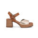 Sandalias Tacón Mujer Dorking Diamond D9287 Dorado