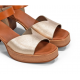 Sandalias Tacón Mujer Dorking Diamond D9287 Dorado