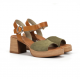 Sandalias Tacón Mujer Dorking Diamond D9287 Verde