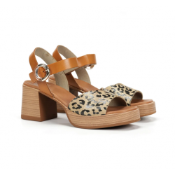 Sandalias Tacón Mujer Dorking Diamond D9287 Taupe