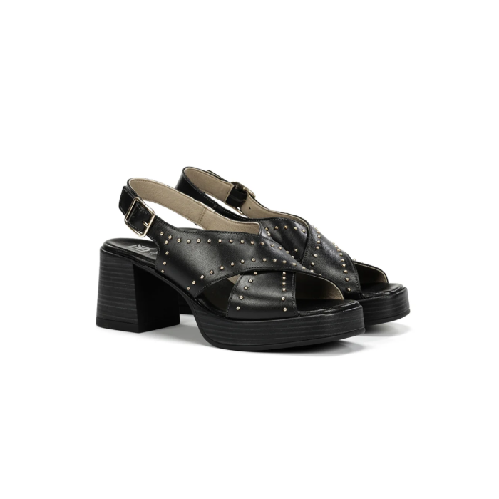 Sandalias Tacón Mujer Dorking Diamond D9333 Negro