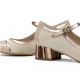 Zapato Tacón Bajo Mujer Dorking Frida D9027 Gris
