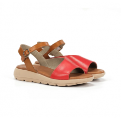 Sandalias Mujer Dorking Gandía D9463 Roja