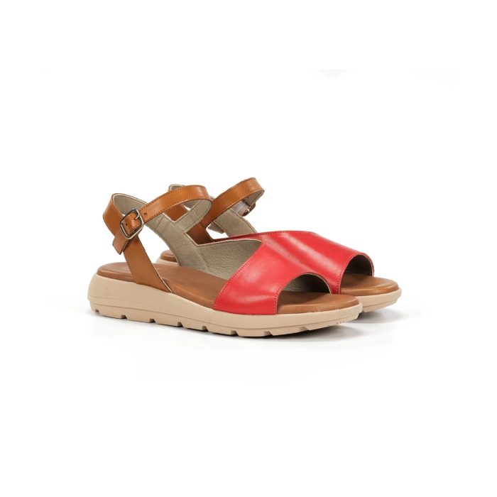 Sandalias Mujer Dorking Gandía D9463 Roja