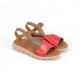 Sandalias Mujer Dorking Gandía D9463 Roja