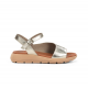 Sandalias Mujer Dorking Gandía D9463 Dorada