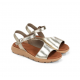 Sandalias Mujer Dorking Gandía D9463 Dorada