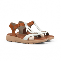 Sandalias Mujer Dorking Gandía D9466 Blanco