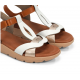 Sandalias Mujer Dorking Gandía D9466 Blanco