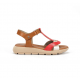 Sandalias Mujer Dorking Gandía D9466 Rojo