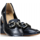 Zapatos Tacón Bahjo Mujer Dorking Gia D9303 Azul