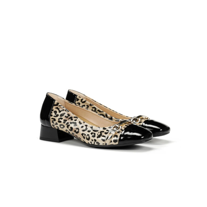 Zapatos Tacón Bajo Mujer Dorking Gia D9304 Negro