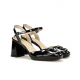 Sandalias Tacón Mujer Dorking Karla D9264 Negro