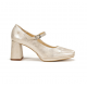 Zapatos Tacón Mujer Dorking Karla D9265 Dorado