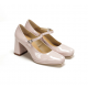 Zapatos Tacón Mujer Dorking Karla D9265 Nude