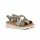 Sandalias Cuña Mujer Dorking Klau D9485 Verde