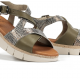 Sandalias Cuña Mujer Dorking Klau D9485 Verde