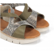Sandalias Cuña Mujer Dorking Klau D9485 Verde