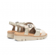 Sandalias Cuña Mujer Dorking Klau D9485 Blanco