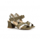 Sandalias Tacón Mujer Dorking Larus D9461 Verde