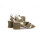 Sandalias Tacón Mujer Dorking Larus D9461 Verde