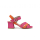 Sandalias Tacón Mujer Dorking Larus D9461 Rosa