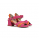 Sandalias Tacón Mujer Dorking Larus D9461 Rosa