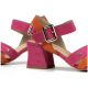 Sandalias Tacón Mujer Dorking Larus D9461 Rosa