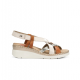 Sandalias Cuña Mujer Fluchos Leza F2135 Taupe