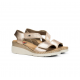 Sandalias Cuña Mujer Fluchos Leza F2137 Dorado