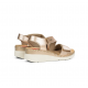 Sandalias Cuña Mujer Fluchos Leza F2137 Dorado