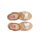 Sandalias Cuña Mujer Fluchos Leza F2139 Dorado