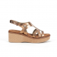 Sandalias Cuña Mujer Dorking Nido D9451 Marrón