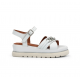 Sandalias Cuña Mujer Dorking Nika D9527 Blanca