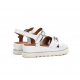 Sandalias Cuña Mujer Dorking Nika D9527 Blanca