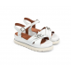 Sandalias Cuña Mujer Dorking Nika D9527 Blanca