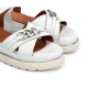 Sandalias Cuña Mujer Dorking Nika D9527 Blanca