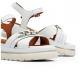 Sandalias Cuña Mujer Dorking Nika D9527 Blanca