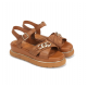 Sandalias Cuña Mujer Dorking Nika D9527 Marrón