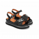 Sandalias Cuña Mujer Dorking Nika D9527 Negro