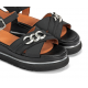 Sandalias Cuña Mujer Dorking Nika D9527 Negro