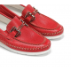 Zapatos Mocasines Mujer Fluchos  Sella F2141 Rojo