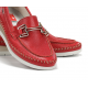 Zapatos Mocasines Mujer Fluchos  Sella F2141 Rojo
