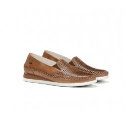 Zapatos Mocasines Mujer Fluchos Sella F2144 Marrón
